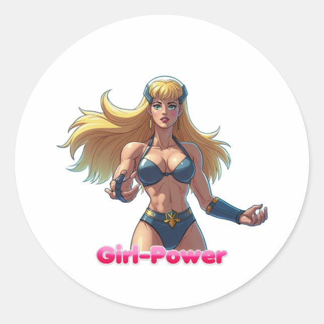 Girl-Power sticker (Front)
