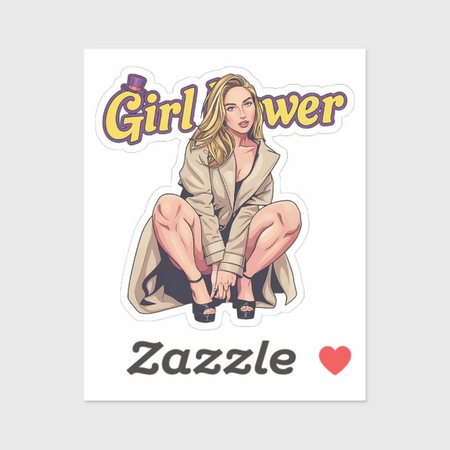 Girl Power Sticker (Sheet)