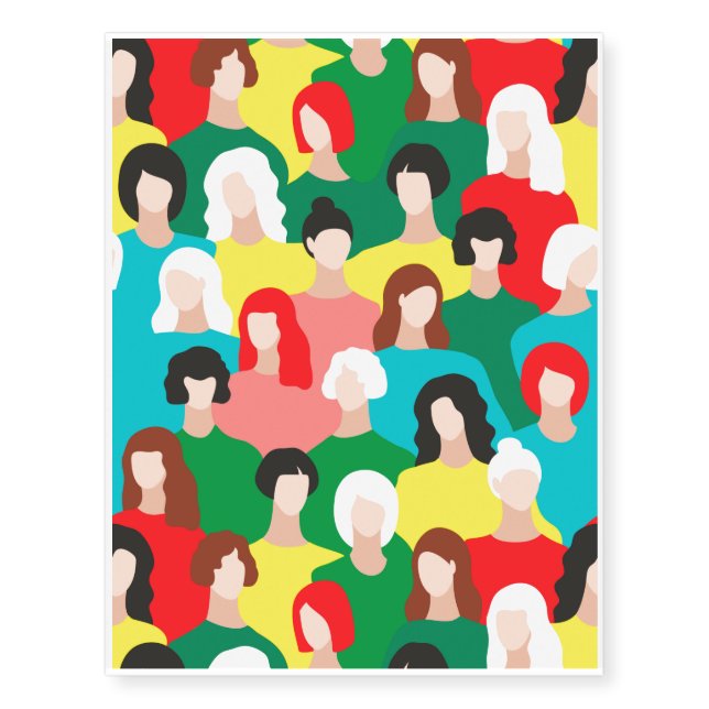 Girl power temporary tattoos (Front)