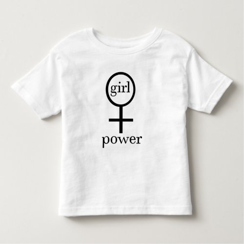 Girl Power Toddler T_shirt