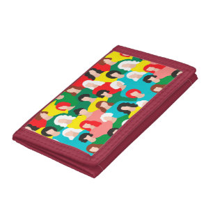 Girl power trifold wallet
