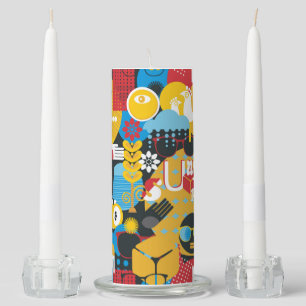 Girl power unity candle set
