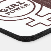Girl Power Vintage Inspired Seat Cushion (Corner Detail)
