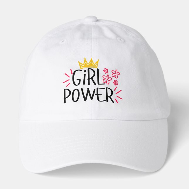 Girl Power Women's Day Hat (Front)