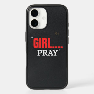 Girl Pray T-Shirt Faith Based Christian Shirt iPhone 16 Case