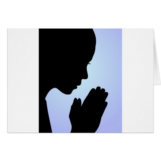 Girl Praying Cards (Front Horizontal)