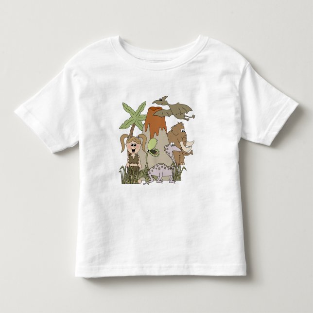Girl Prehistoric Life T-shirts and Gifts (Front)