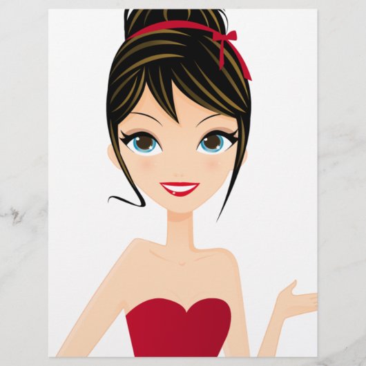 girl presenting (Front)