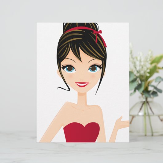 girl presenting (Standing Front)