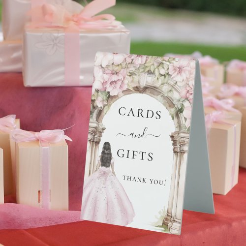 Girl princess dress party cards gifts sign