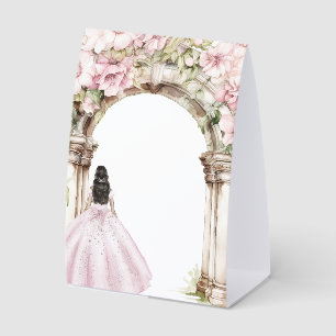 Girl princess dress party DIY write your own Paper Table Tent