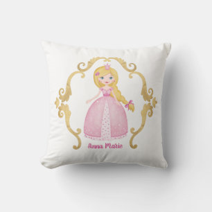 Girl PrincessThrow Pillow