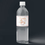 Girl Pumpkin Patch Birthday Water Bottle Label<br><div class="desc">These cute pumpkin patch birthday party water bottle labels showcase a sweet mix of orange,  white and pink pumpkins,  with some adorned with charming little bows. These girly labels are perfect for a young girl's fall birthday celebration.</div>