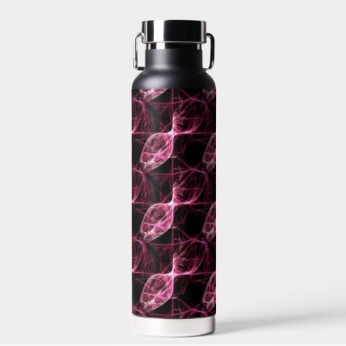 Girl Punk Rock Pink Energy Waves Water Bottle