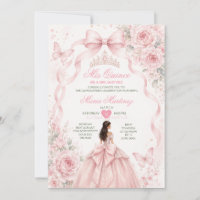 Girl Quinceañera Blush Pink 15 Años Princess Dress