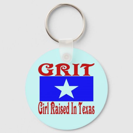 Girl Raised In Texas Keychain