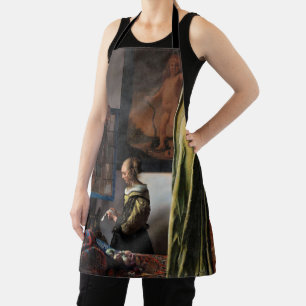 Girl Reading a Letter at an Open Window, Vermeer Apron