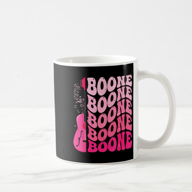 Girl Retro Boone Groovy Flower First Name D 80's  Coffee Mug (Right)