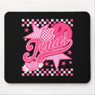 Girl Retro Jonas Groovy Flower First Name D 80's Mouse Pad