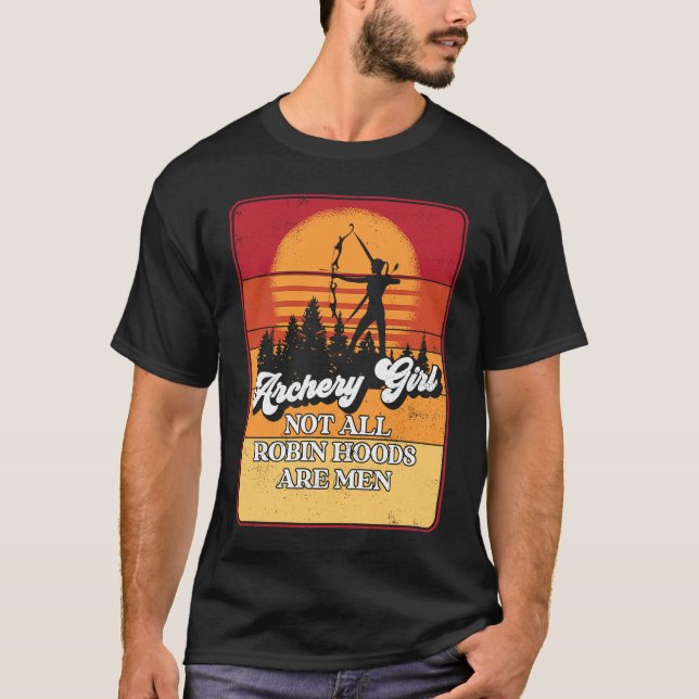 Girl Robin Hood Archery Girl T-Shirt (Front)