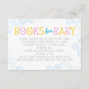 Girl Rubber Duck Books for Baby Insert Cards