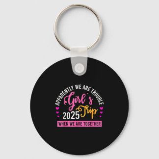 Girl’s Trip 2025 Summer Beach Weekend Vacation Wom Keychain