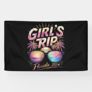 Girl’s Trip Florida 2024 Summer Beach Weekend Banner