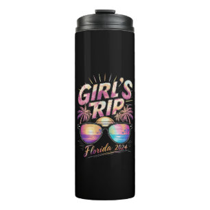Girl’s Trip Florida 2024 Summer Beach Weekend Thermal Tumbler