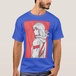 Girl Samurai Anime Japanese manga Kawaii otaku Pre T-Shirt