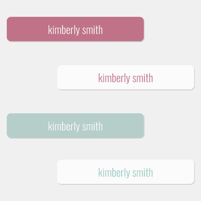 Girl School Daycare Name Labels (Group)