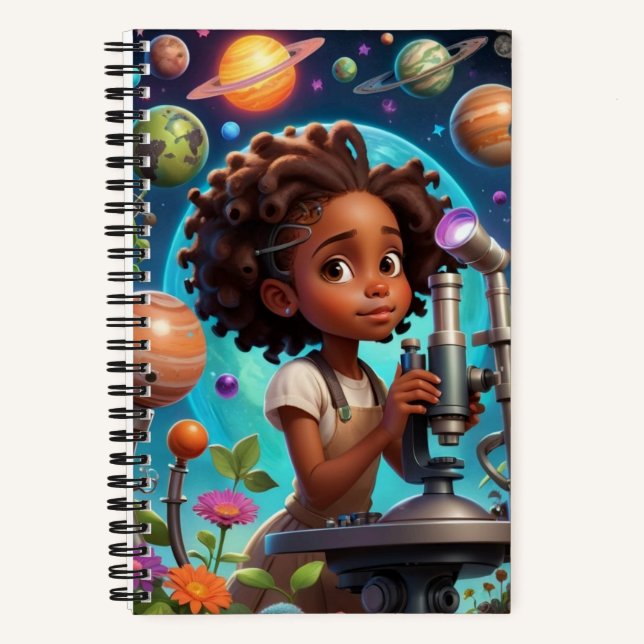 Girl Science Notebook (Front)