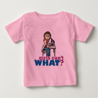 Girl Scientist Baby T-Shirt