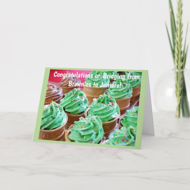 Girl Scout Bridging Card (Front)