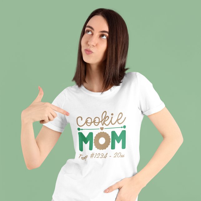 Girl Scout Cookie Mom Appreciation Custom T-Shirt (Creator Uploaded)