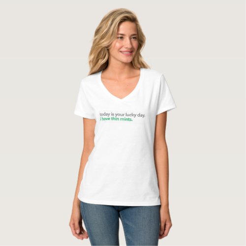 Girl scout cookie thin mint T_Shirt