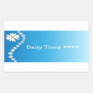 Girl Scout Daisy Rectangular Sticker