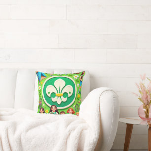 Girl Scout Honor Throw Pillow
