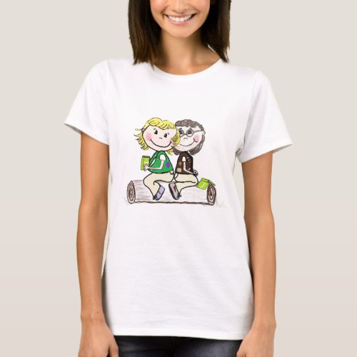 Girl Scout Junior Brownie Outdoors T_Shirt