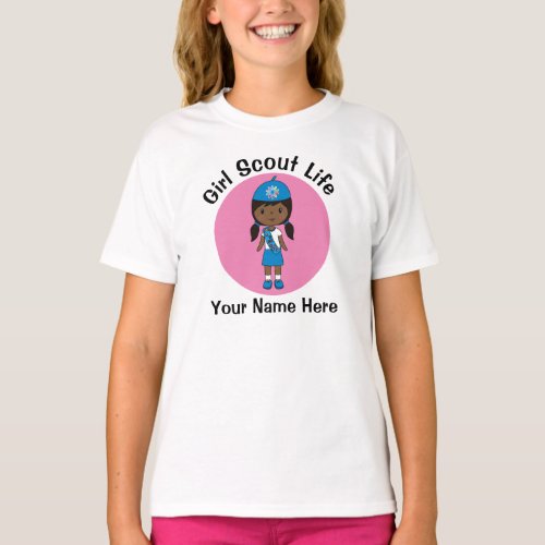 Girl Scout Life Daisy Custom Name  T_Shirt