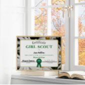 Girl Scouting Daisies Service Certificate Template