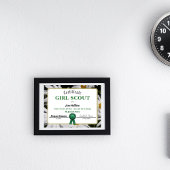 Girl Scouting Daisies Service Certificate Template