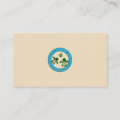 Girl Sea Turtle Honu Family Diaper Raffle Tickets Enclosure Card (Back)