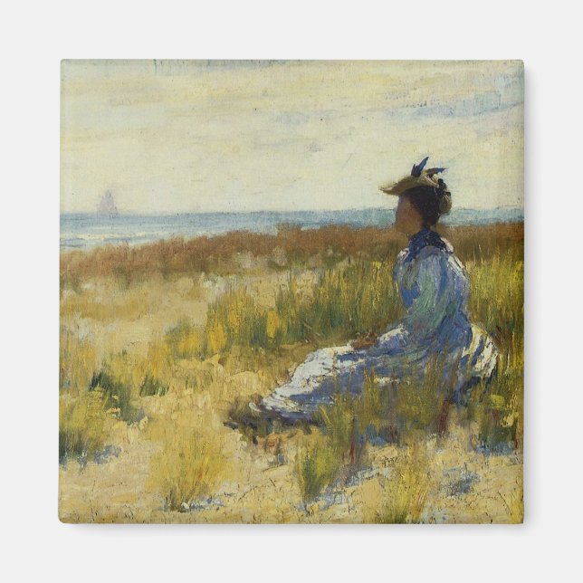 Girl Seated by the Sea Magnet (Front)