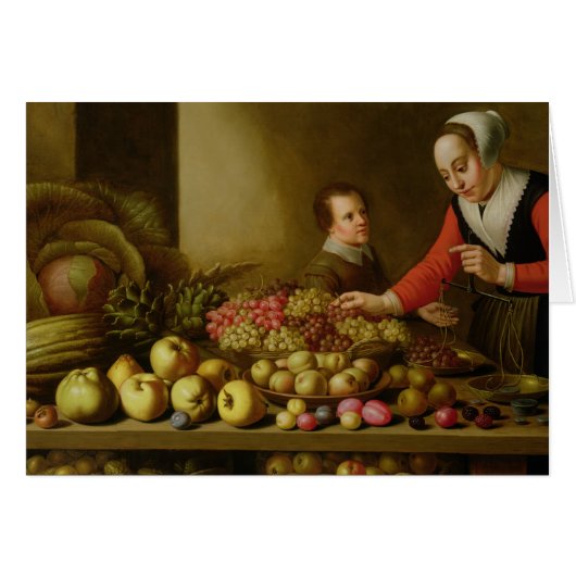 Girl selling grapes (Front Horizontal)