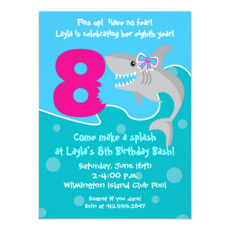 8Th Birthday Invitation Card 9