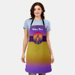 Girl Silhouette Xmas  Apron