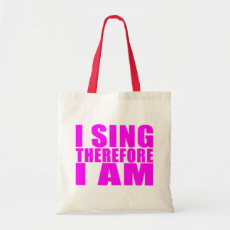 Girl Singers : I Sing Therefore I Am Tote Bag