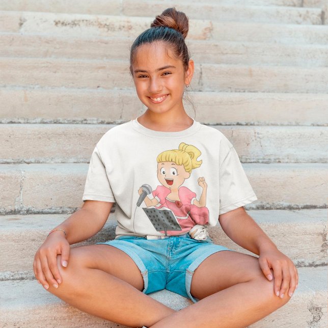 Girl Singing T-Shirt (Creator Uploaded)
