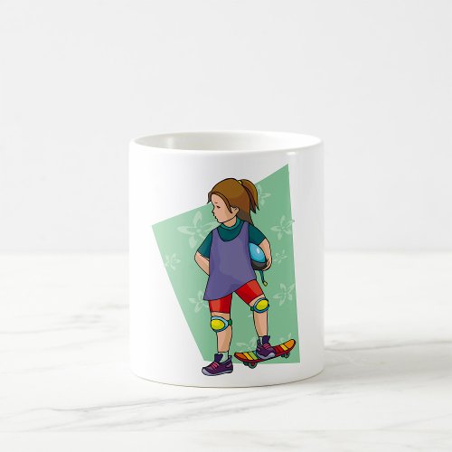 Girl Skateboarder Coffee Mug