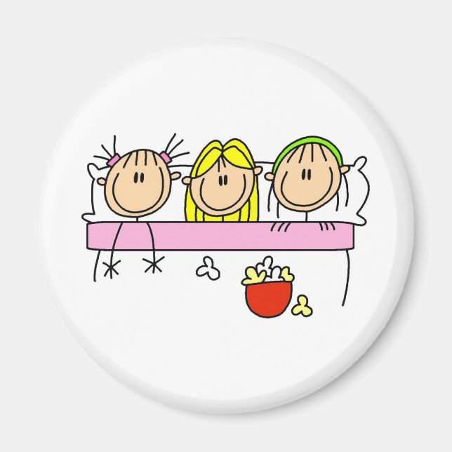 Girl Slumber Party Magnet (Front)
